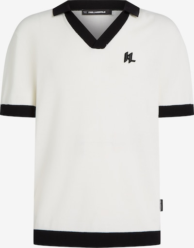 Marškinėliai iš Karl Lagerfeld, spalva – kremo / juoda, Prekių apžvalga