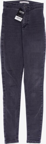 TOPSHOP Jeans in 26 in Grey: front