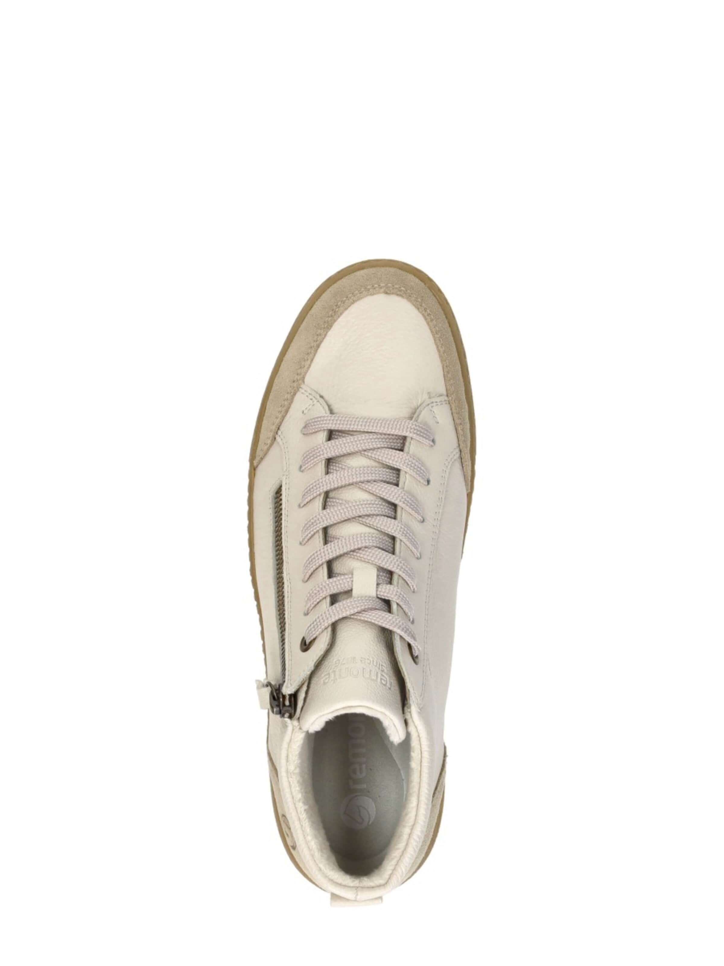 Chaussure à lacets 'Veterschoenen Hoog' REMONTE en blanc