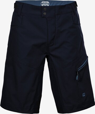 KILLTEC Regular Workout Pants 'Trin' in Blue: front