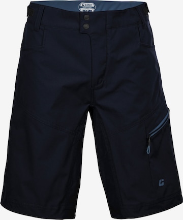 KILLTEC Regular Workout Pants 'Trin' in Blue: front