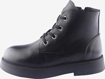 D.MoRo Shoes Lace-Up Ankle Boots 'Kongro' in Black: front