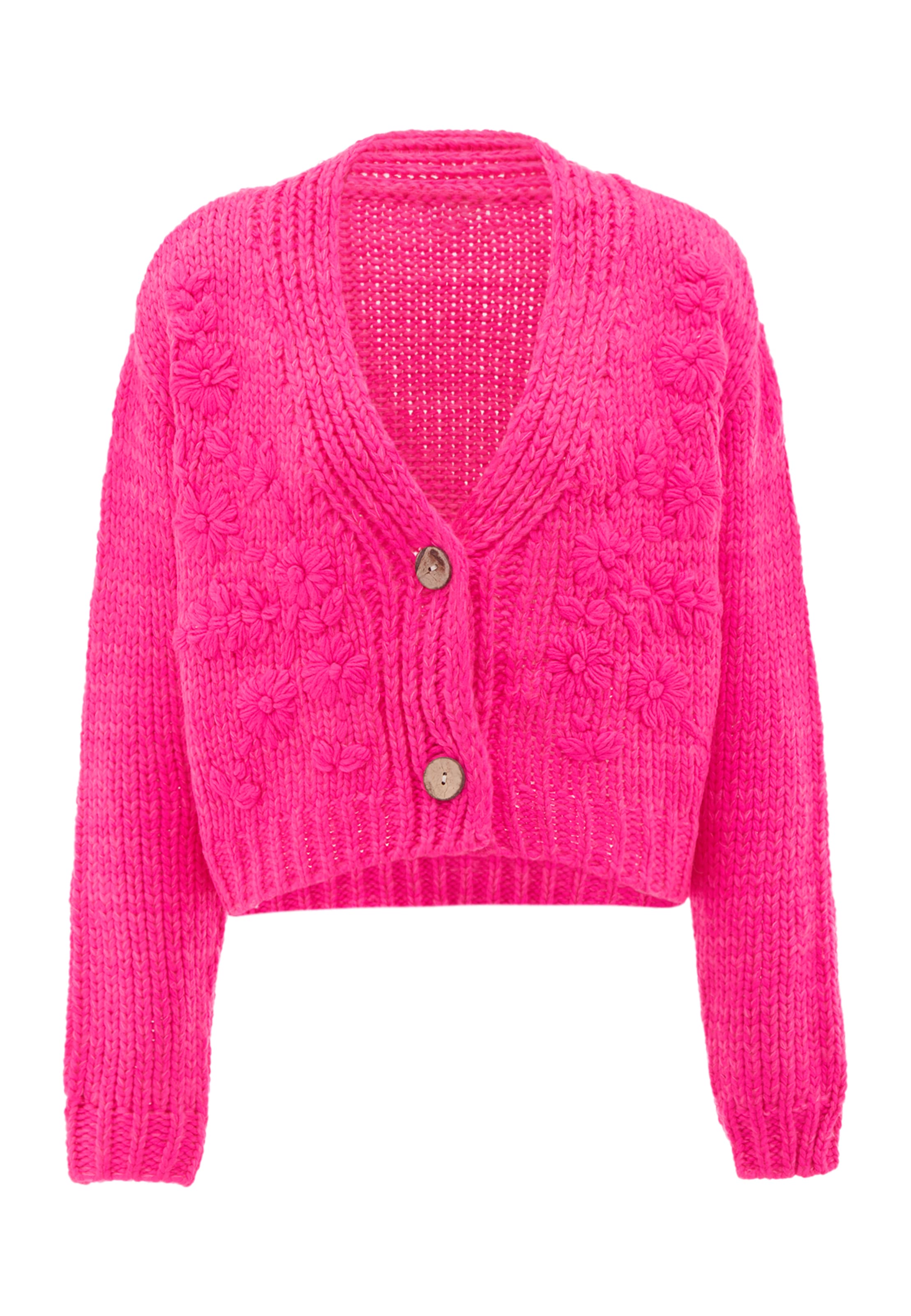 ebeeza Strickjacke in Pink: Vorderseite