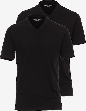 CASAMODA Shirt 'Basic' in Schwarz: Vorderseite