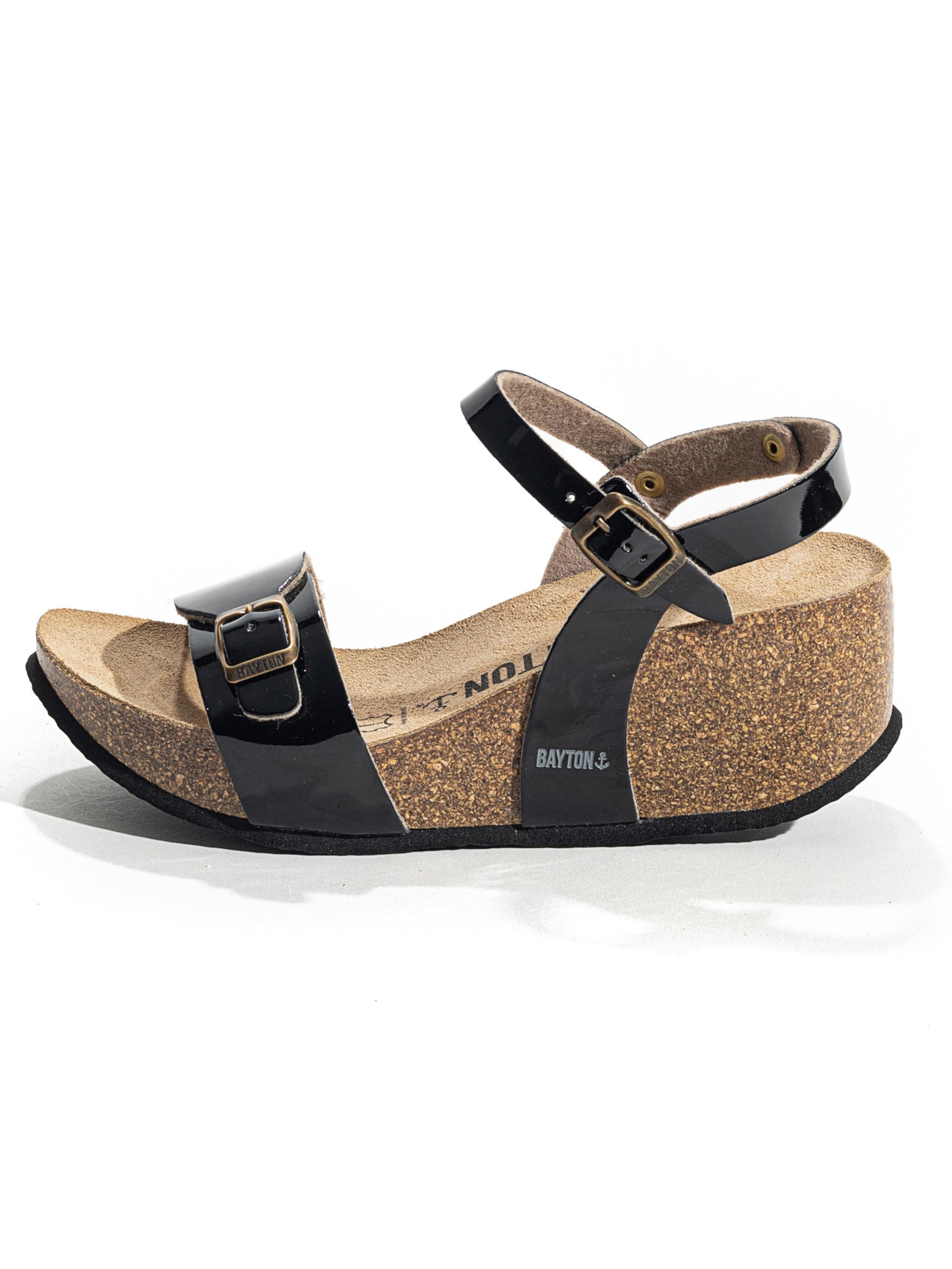 Bayton Remienkové sandále 'AVON' - Čierna: predná strana