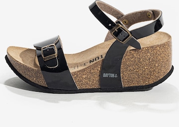 juoda Bayton Basutės su dirželiais 'AVON': priekis