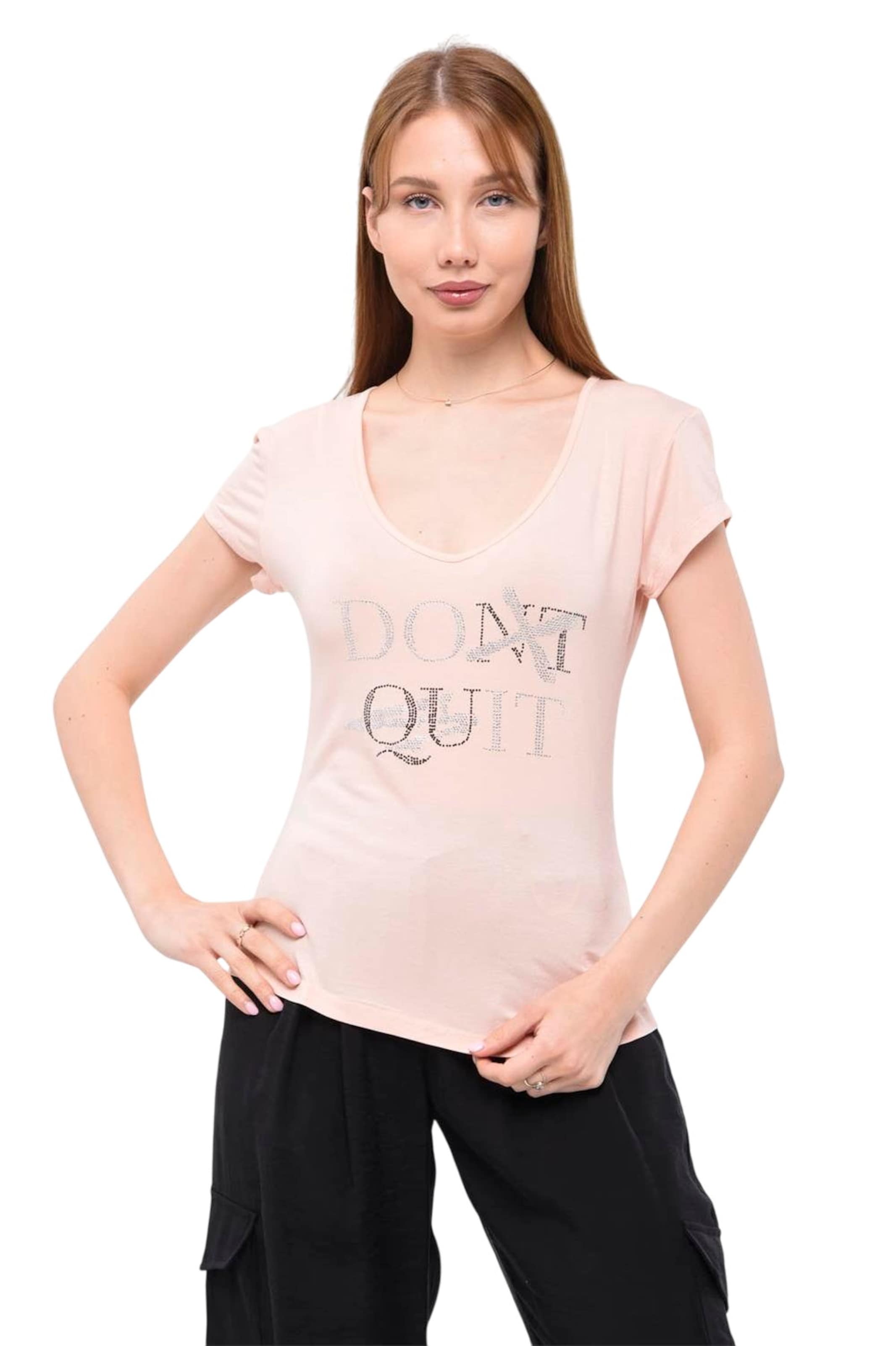 T-shirt HOME STORE en rose : devant