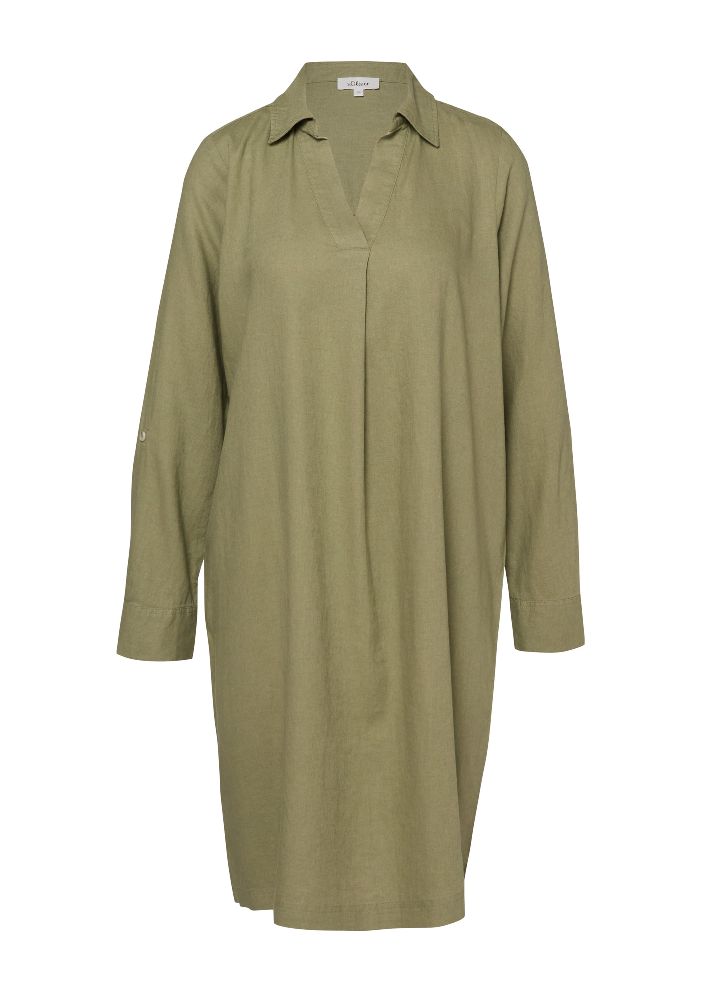 Robe-chemise s.Oliver en vert : devant