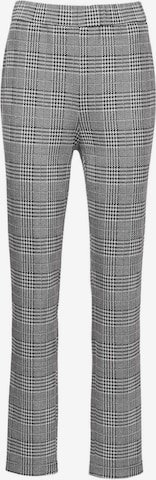 Coupe slim Pantalon 'Louisa' Goldner en gris : devant
