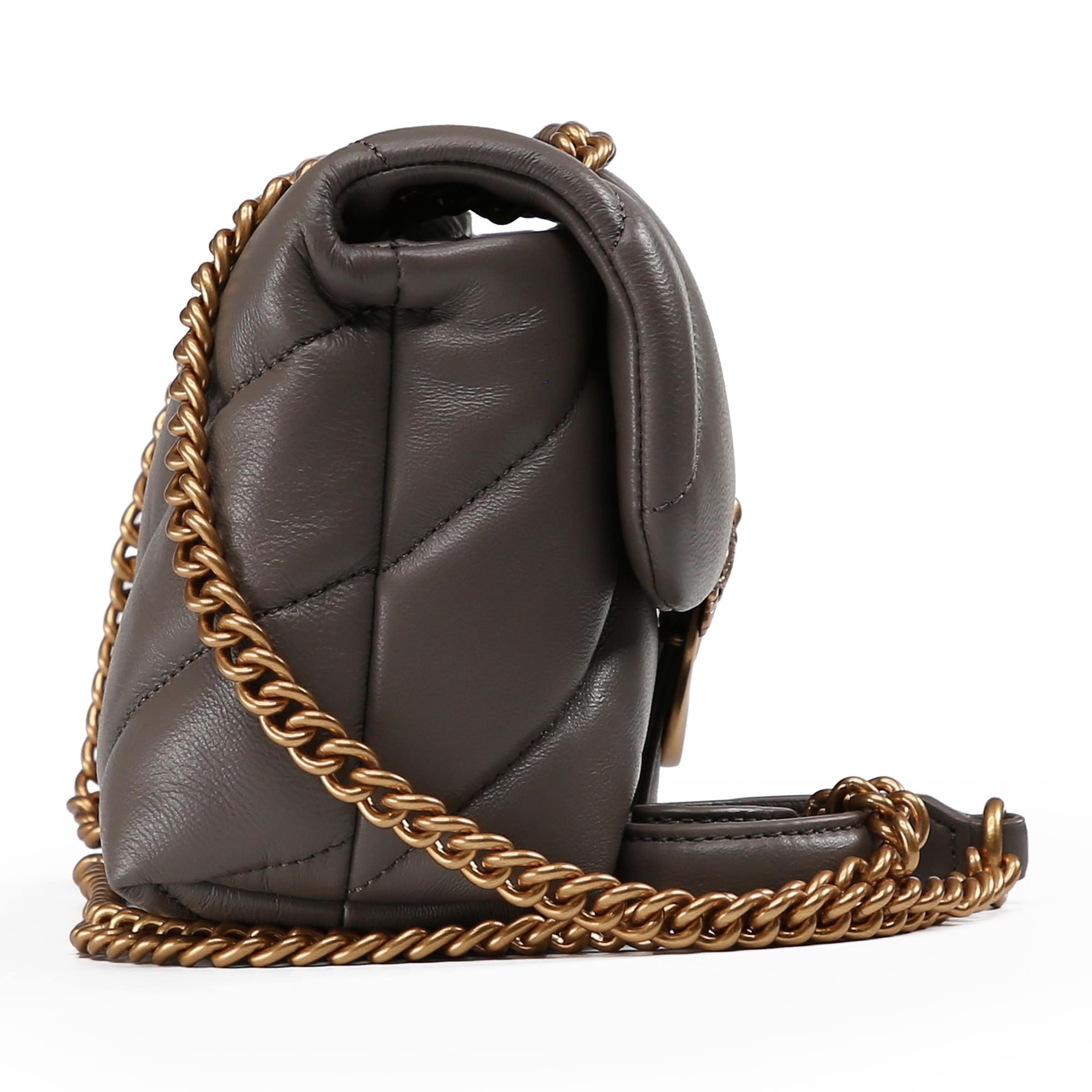 Borsa a tracolla 'Love' di PINKO in grigio