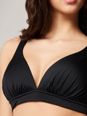 Tezenis Triangel Bikinitop in Schwarz