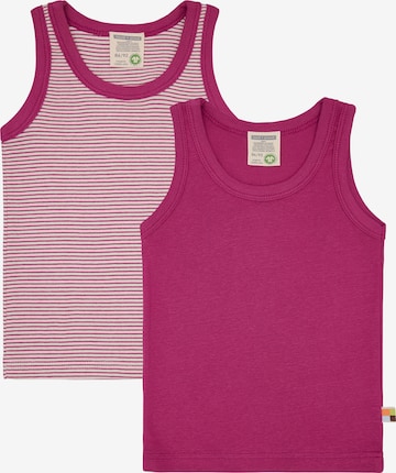 loud + proud Unterhemd in Pink: Vorderseite