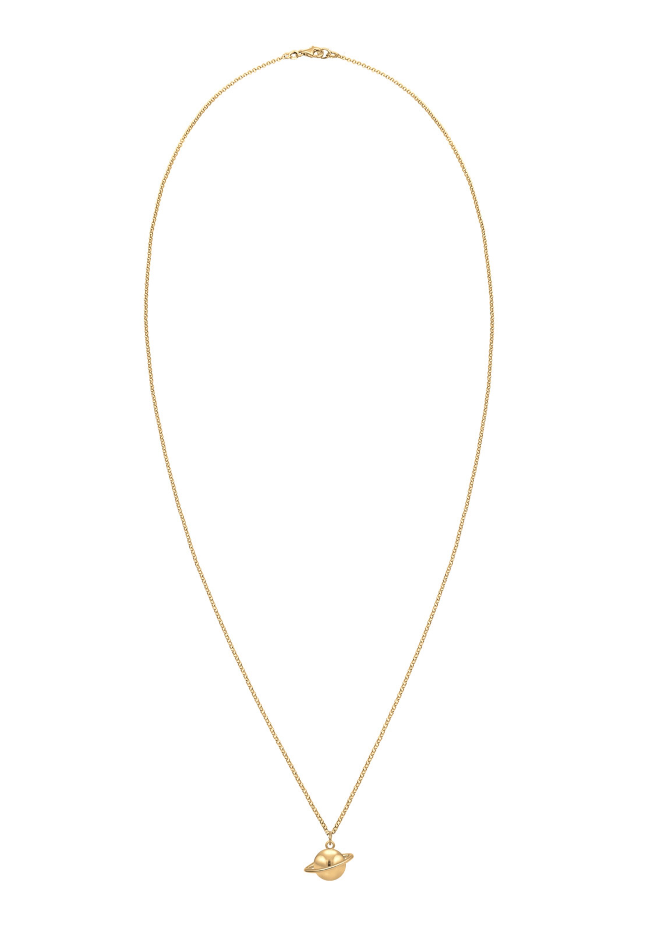 ELLI Halskette 'Astro' in Gold: Vorderseite