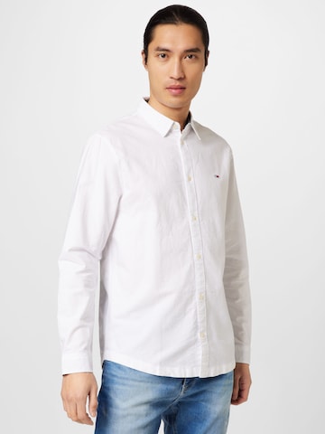 TOMMY HILFIGER Regular fit Button Up Shirt in White: front