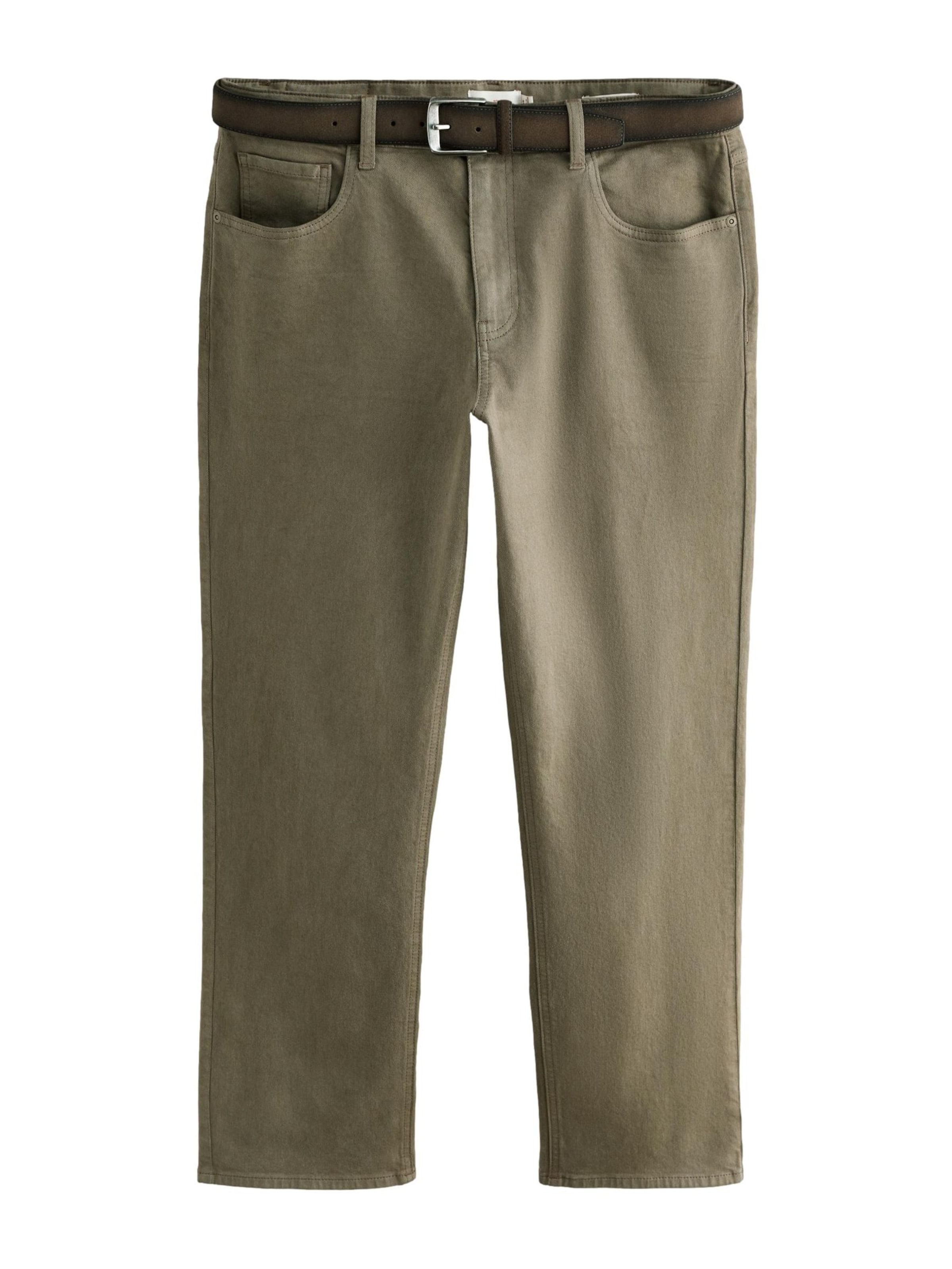 Next Regular Jeans i brun: framsida