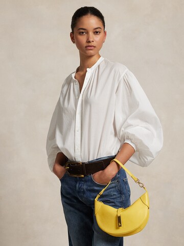 Borsa a spalla di Polo Ralph Lauren in giallo