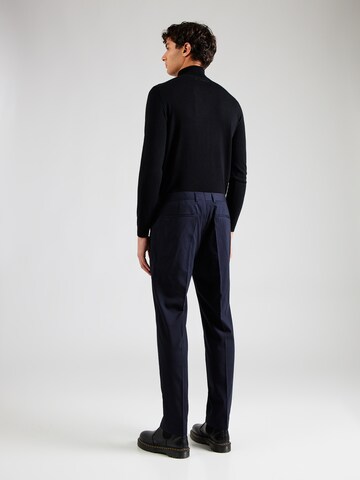Calvin Klein Slimfit Παντελόνι με τσάκιση σε μπλε