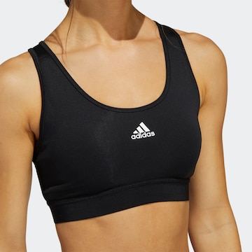 juoda ADIDAS PERFORMANCE Biustjė Sportinė liemenėlė 'Believe This'