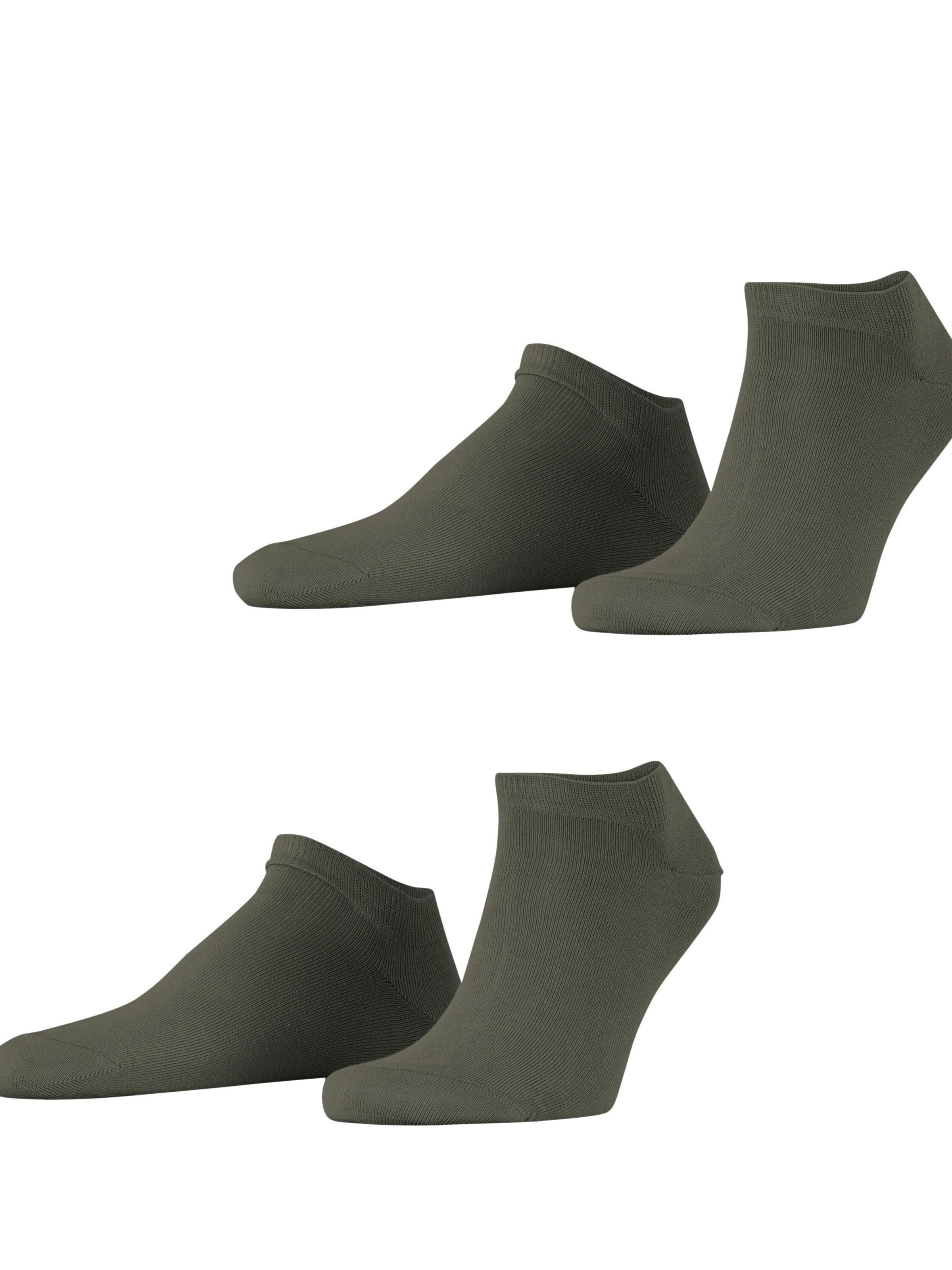 ESPRIT Füßlinge 'Basic Uni 2-Pack'‌‌‌ in Grün: Vorderseite