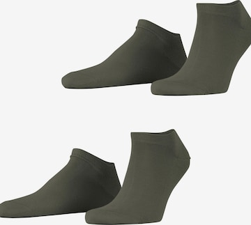 ESPRIT Füßlinge 'Basic Uni 2-Pack' in Grün: Vorderseite