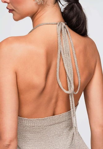 Ombre Avondjurk in Beige