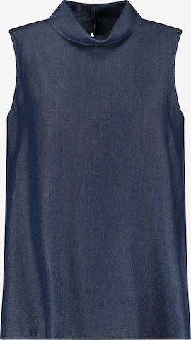 SAMOON Blouse in Blue: front