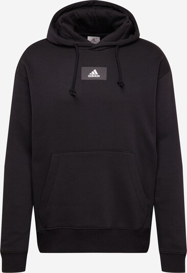 ADIDAS PERFORMANCE Sportiska tipa džemperis, krāsa - melns / balts, Preces skats