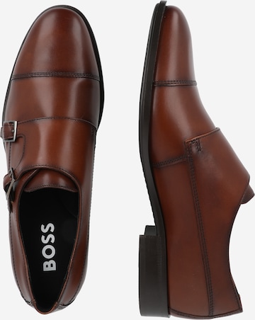 BOSS Black Loafer 'Colby Monk' värissä ruskea