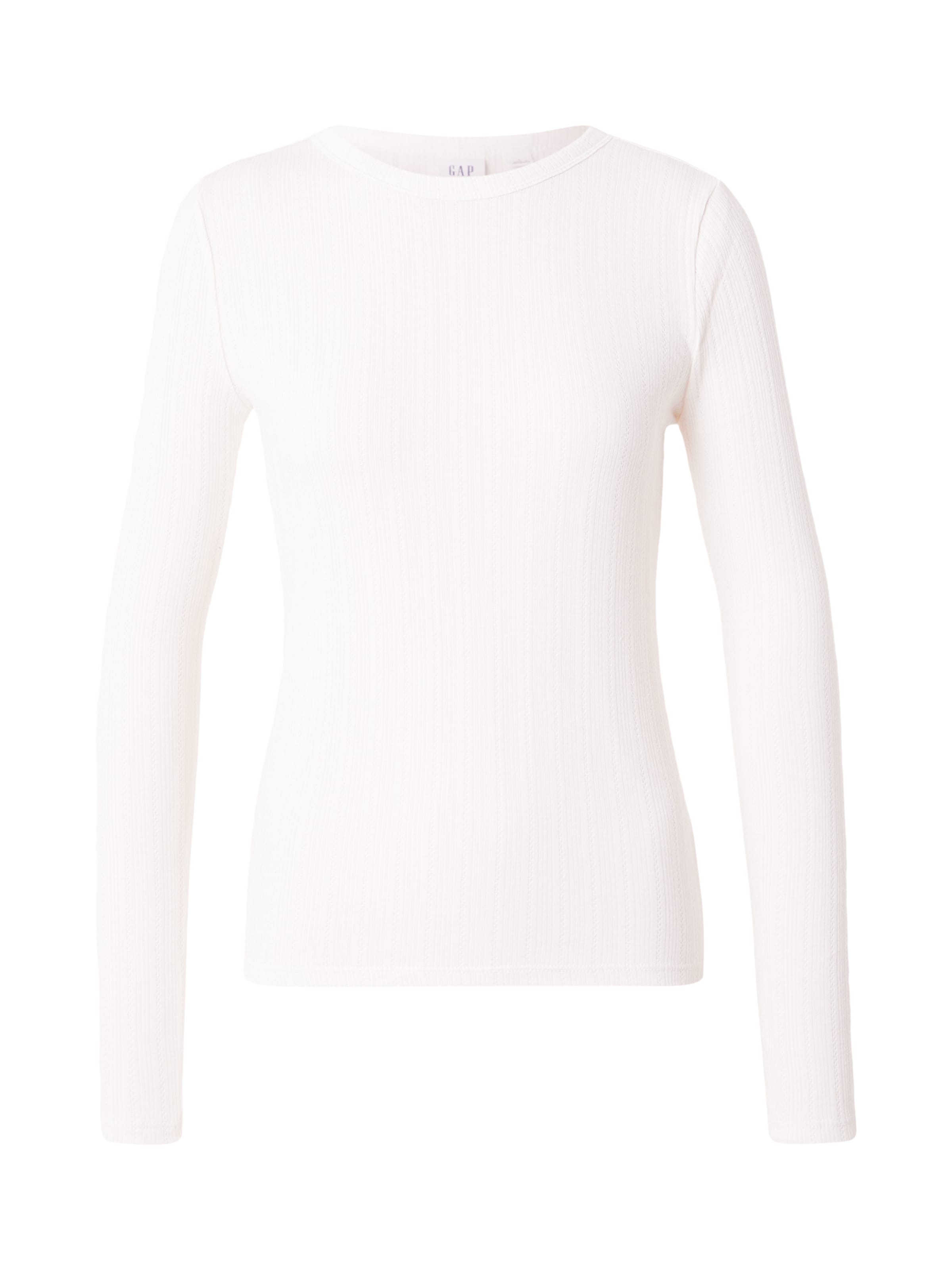 Maglietta 'ESSENTIAL POINTELLE' di GAP in bianco: frontale