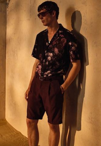 Fit confort Chemise 'Clint' STRELLSON en marron : devant