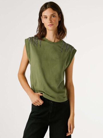Pepe Jeans Shirt 'BARRY' in Groen: voorkant