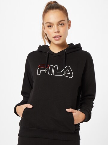 FILA Sweatshirt 'Larkin' in Black: front