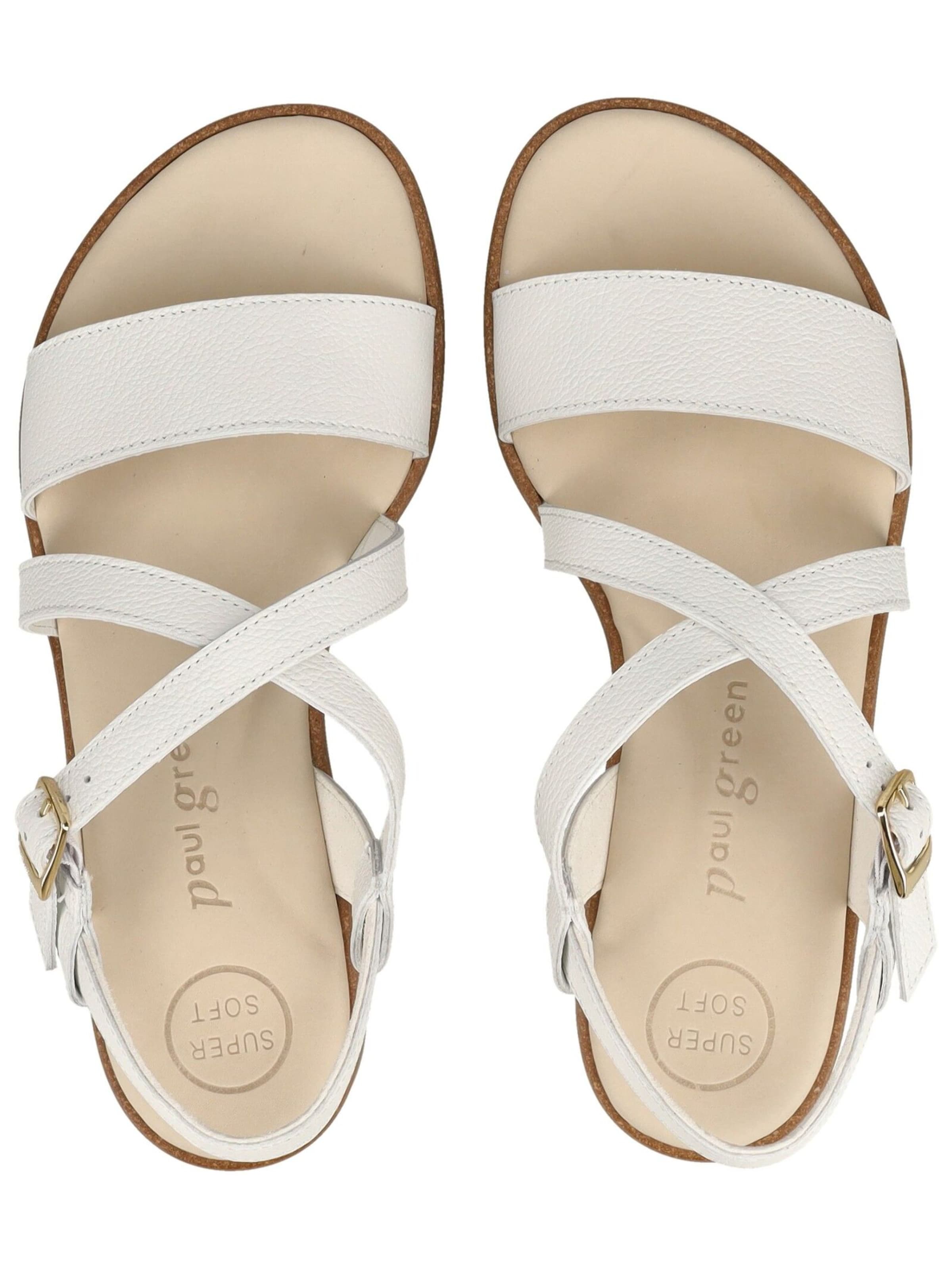 Sandalo con cinturino di Paul Green in bianco