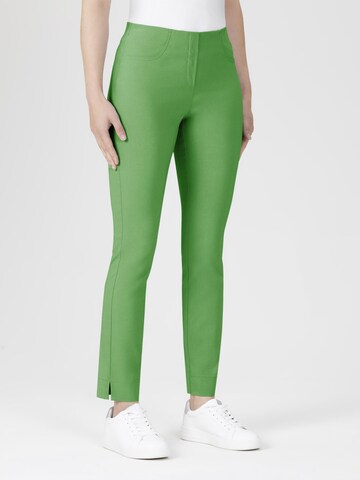 STEHMANN Slim fit Pants 'Loli' in Green: front