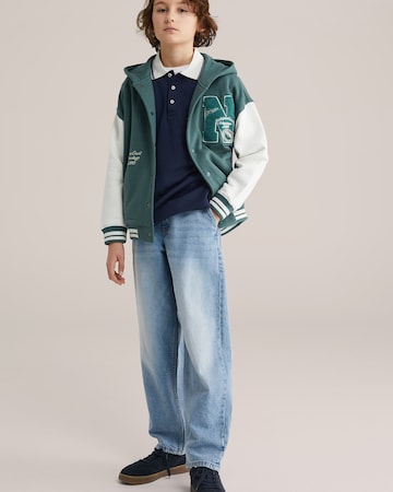 zaļš WE Fashion Starpsezonu jaka