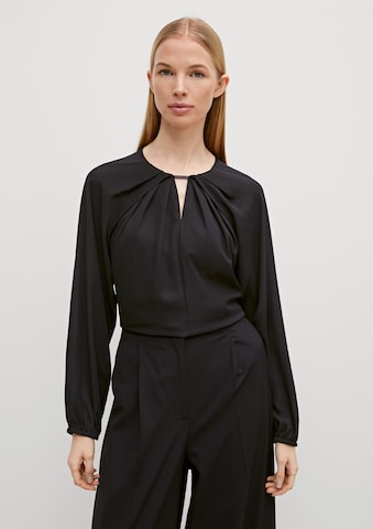 COMMA Blouse in Zwart: voorkant