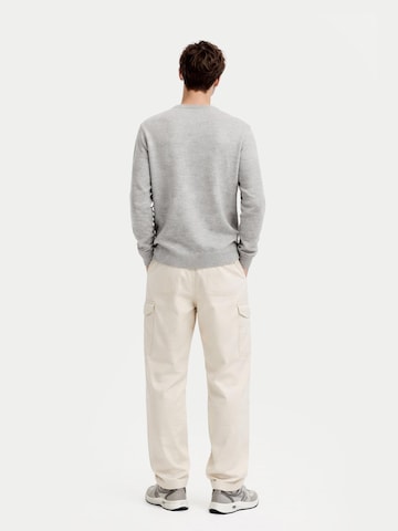 GOBI Cashmere Pullover 'Men's Essential Crewneck Cashmere Sweater'‌‌‌‌‌‌‌‌ in Grau