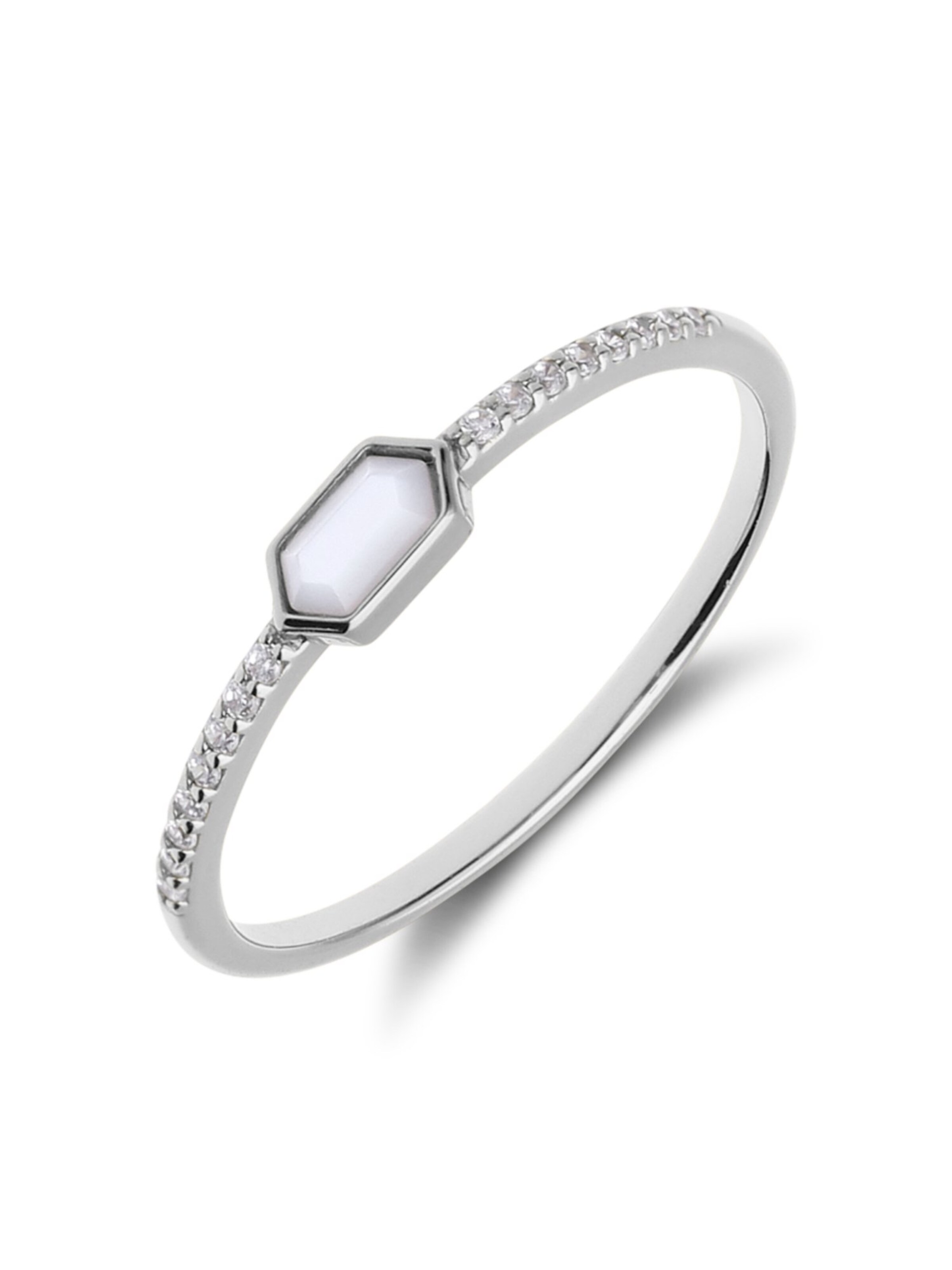 Lucardi Ring in Silver: front