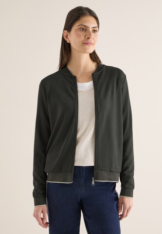 CECIL Sweatjacke in Grün: Vorderseite