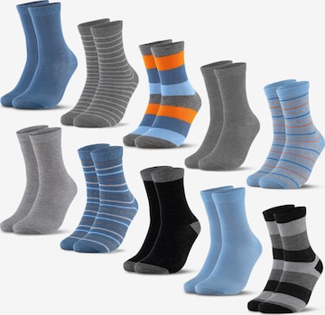 Chaussettes 'Estilo' Occulto en bleu : devant