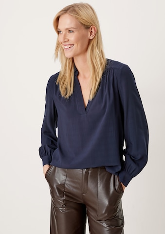 s.Oliver Blouse in Blauw: voorkant