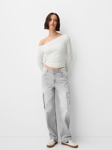 regular Jeans cargo di Bershka in grigio