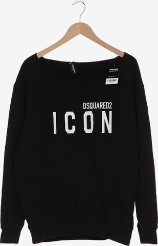 DSQUARED2 Sweatshirt & Zip-Up Hoodie in M in Black: front