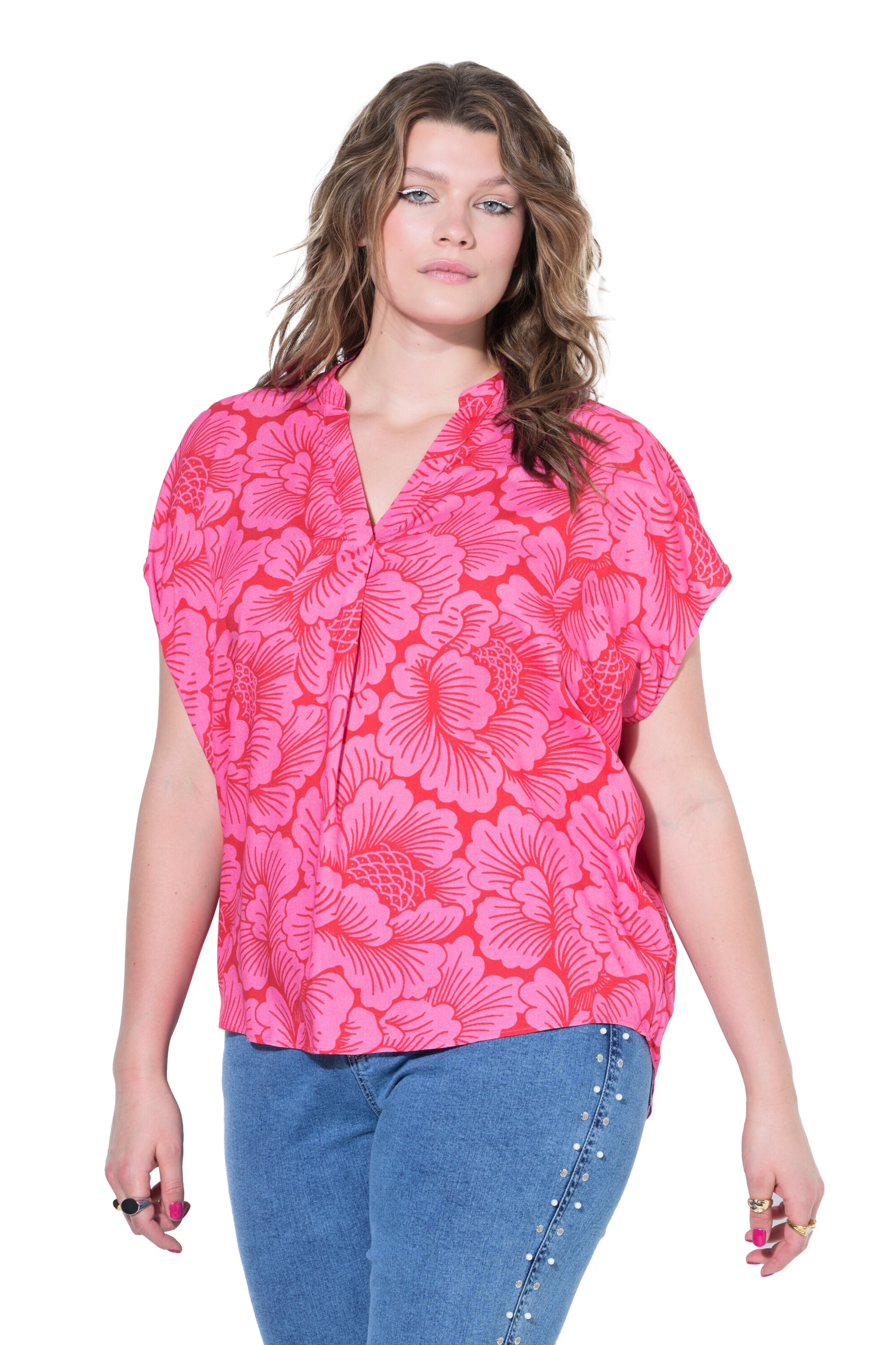 Studio Untold Bluse in Pink: Vorderseite