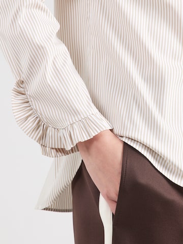 Chemisier 'MMMattie' MOS MOSH en beige