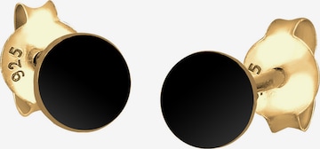 ELLI Uhani 'Geo' | črna barva: sprednja stran