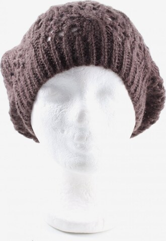 mister*lady Hat & Cap in XS-XL in Brown: front