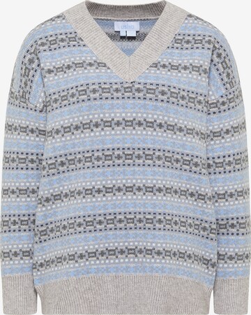 Pull-over usha BLUE LABEL en bleu : devant