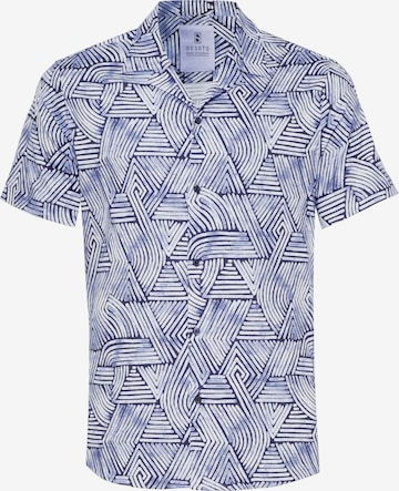 DESOTO Slim fit Overhemd in Blauw: voorkant