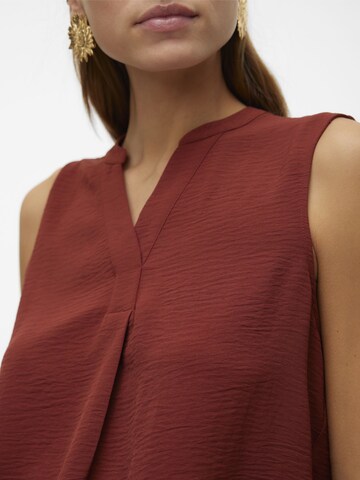 VERO MODA Blouse 'Elva' in Bruin